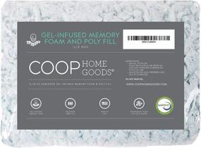 img 4 attached to Gel-Infused Memory Foam and Poly Fill - Firm Density Pillow Fill 1/2 Pound Bag - Refill for Customizing Your Eden Memory Foam Pillow - GREENGUARD Gold and CertiPUR-US Certified by Coop Home Goods