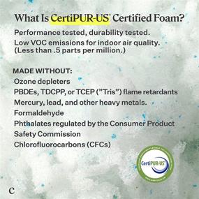 img 1 attached to Gel-Infused Memory Foam and Poly Fill - Firm Density Pillow Fill 1/2 Pound Bag - Refill for Customizing Your Eden Memory Foam Pillow - GREENGUARD Gold and CertiPUR-US Certified by Coop Home Goods