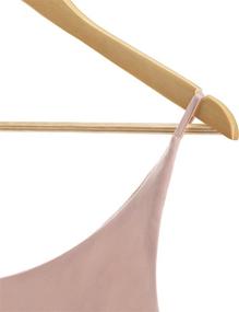 img 2 attached to 👔 Whitmor GRADE A Natural Wood Suit Hangers: Premium Set of 16 for Organized Wardrobes