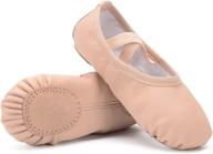 🩰 optimized search: leather ballet shoes for girls, toddlers, and kids - full sole ambershine ballet slippers/dance shoes логотип