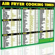 fryer cooking times magnetic cheat logo