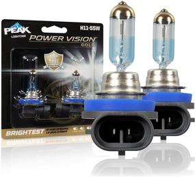 img 4 attached to PEAK Power Vision Gold Automotive High Performance H11 55W Headlights (2 Pack)