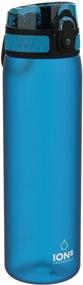 img 4 attached to 💧 Ion8 One Touch Sport/Bike Water Bottle - Leakproof & BPA-free - Fits in Various Containers & Holders - 18 oz/500 ml (Pack of 1) - Blue