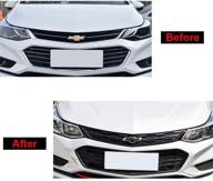 🚗 enhance your chevy cruze 2016-2018 with front & rear black bowtie emblems - bumper logo upgrade logo