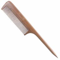 🌿 sandalwood fine tooth comb by breezelike hair combs - natural aroma wooden tail comb for women, no static logo