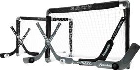 img 4 attached to Franklin Sports Mini Hockey Goal Sports & Fitness