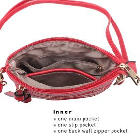 img 1 attached to 👜 Dasein Purple Small Crossbody Bags for Women - Handbags, Wallets and More