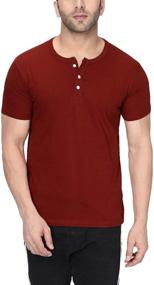 img 4 attached to Decrum Mens Henley с коротким рукавом