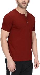 img 3 attached to Decrum Mens Henley с коротким рукавом