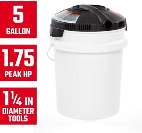 img 3 attached to 🔌 CRAFTSMAN CMXEVBE17678 Wet/Dry Vac Powerhead: A Robust 1.75 Peak HP Bucket Vacuum for Powerful Cleaning