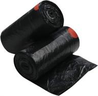🗑️ мешки для мусора teyyvn объемом 1,2 галлона с маленькими шнурками, черные - упаковка из 108 штук логотип