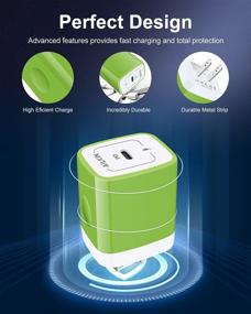 img 2 attached to ⚡ Super Fast USB C Wall Charger 3.0 - Charge iPhone 13/12/11 Pro Max, Samsung Galaxy S21/S20, and More