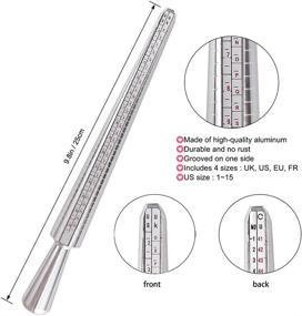 img 2 attached to Meowoo Sizer Set Ring Mandrel Aluminum