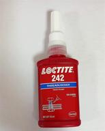💪 loctite threadlocker 242: strong and reliable bond in a 50ml blue bottle! logo