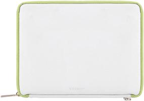 img 4 attached to 📚 VanGoddy Portable White and Green Travel Cover Sleeve Carrying Case for Amazon Fire HD 8, 7, Kindle, Oasis, Voyage, and Paperwhite