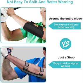 img 1 attached to 🏌️ Yosoo Health Gear Golf Swing Training Aid Elbow: Improve Your Swing with TIK-Tok Sound Notifications & Posture Correction Brace