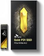 💫 sk hynix gold p31 1tb pcie nvme gen3 m.2 2280 internal ssd - high speed up to 3500mb/s, compact form factor, 128-layer nand flash, reliable internal solid state drive логотип