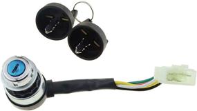 img 4 attached to 🔑 WOOSTAR 5 Wire Ignition Key Switch: Ideal Replacement for 50cc-250cc Dune Buggy, Go Kart, ATV, 4 Wheeler Quad