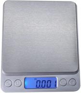 📏 precision digital pocket scale for jewelry, kitchen food, lab weight - capacity 500g/0.01g (17.63oz/0.001oz) logo