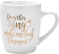 💍 engagement ring funny coffee mug - novelty gift for women, men - engagement, anniversary, birthday, christmas logo