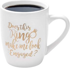 img 3 attached to 💍 Engagement Ring Funny Coffee Mug - Novelty Gift for Women, Men - Engagement, Anniversary, Birthday, Christmas