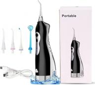 🦷 cordless water flosser - medunion water pick teeth cleaner | 220ml water tank | 3 modes | portable dental flosser | rechargeable with 4 jet tips | travel, braces & bridges care | waterproof ipx7 logo