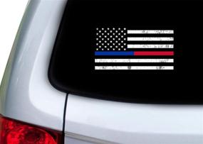 img 1 attached to Sticker Support Enforcement Officers Firefighter Exterior Accessories