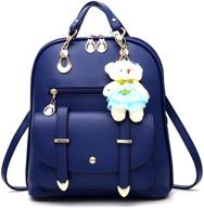🎒 multi way women's school backpack purse logo
