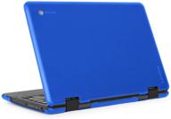 🔵 blue mcover hard shell case for lenovo 300e/flex 11 series 2-in-1 chromebook laptop (2018, 11.6") - enhanced seo logo