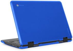 img 3 attached to 🔵 Blue mCover Hard Shell Case for Lenovo 300E/FLEX 11 Series 2-in-1 Chromebook Laptop (2018, 11.6") - Enhanced SEO