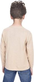 img 2 attached to Boys' Cotton Sweatshirt with Cashmere Sleeves in Fashionable Hoodies & Sweatshirts