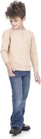 img 3 attached to Boys' Cotton Sweatshirt with Cashmere Sleeves in Fashionable Hoodies & Sweatshirts