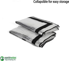 img 1 attached to 📦 Pack of 3 Earthwise Over-Sized Clear Storage Bag Moving Totes for Bedding, Linen, Under The Bed Storage, College Dorms, Christmas Decorations & Wreath Storage - Space Saver Organizer