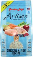 🐈 delicious and nutritious grandma lucy's artisan chicken and fish recipe cat food – grain free and freeze-dried 1 lb bag логотип