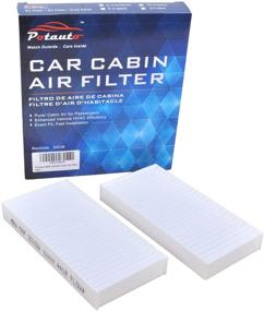 img 4 attached to 🚘 POTAUTO MAP 2010W (CF11777) High Performance Cabin Air Filter Replacement for MAZDA 3 5 - Superior Air Filtration for Enhanced Driving Experience