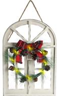 mortime christmas wooden window decoration logo