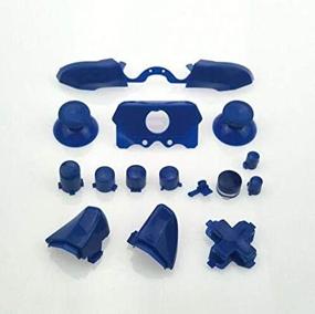 img 4 attached to Enhance Your Xbox One Elite Controller with Full Set Dpad Bumpers Triggers Buttons RT LT RB LB Button ABXY Buttons with Thumbstick in Blue - Ultimate Replacement