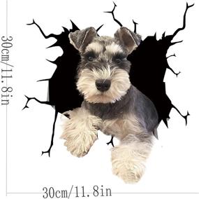 img 1 attached to Наклейка Tomsi Schnauzer Waterproof 11 8X11 8