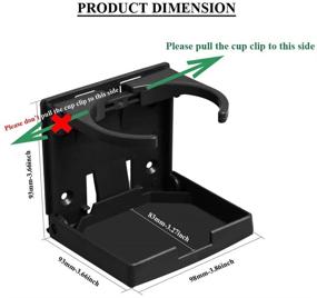 img 2 attached to 🍺 Раскладной настраиваемый держатель для напитков DUMEALAGR: универсальный держатель для бутылок для лодок, караванов, автомобилей, грузовиков, домов на колесах и фургонов.