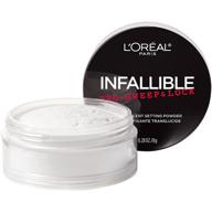 💄 l'oreal paris makeup infallible pro-sweep and lock loose matte setting face powder - 0.28 oz (1 pack) logo