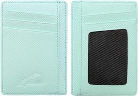 img 3 attached to 👔 Lethnic Margenta Minimalist Crossed Men's Wallet - Stylish Accessories for Cards and Cash Organization