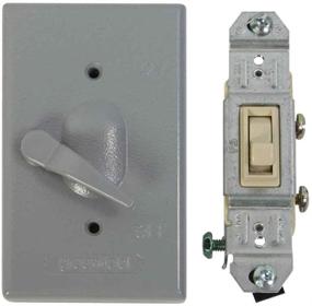 img 1 attached to 🔌 Улучшенная безопасность: Защита для одиночного выключателя - Обеспечьте свой дом без проблем