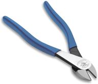 klein tools d2000-48 8-дюймовые бокорезы с отрезными губками для линейщиков - угловая головка, конструкция повышенного рычага логотип