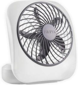 img 3 attached to O2COOL 5-inch Portable Fan Battery Operated, 1 Unit, Grey