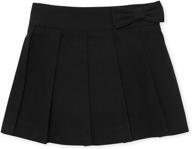 the children's place baby toddler girls pleated skort: perfect blend of comfort and style logo