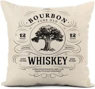 adowyee vintage whiskey bourbon pillowcase logo