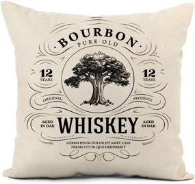 img 3 attached to Adowyee Vintage Whiskey Bourbon Pillowcase