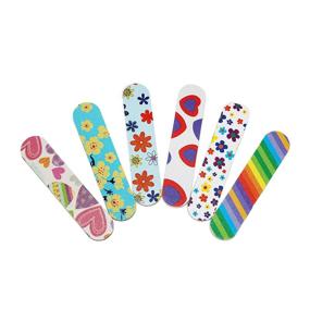 img 4 attached to 💅 1 Dozen Colorful Girly Mini Emery Board Nail Files for ZMOI