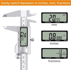 img 3 attached to Тестер преобразования десятичных дробей Neoteck Stainless Electronic: точные измерения и инструмент для контроля размеров