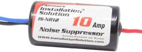 img 2 attached to 🔌 Pipeman's Installation Solution: 10 Amp Inline Power Noise Suppressor Filter (2-Pack) - Eliminator Isolator for Universal 12-Volt Car Audio Radio Ground Loop